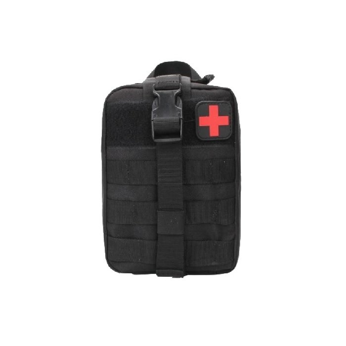 JB tactical - Apteczka taktyczna IFAK II NATO standard – zgodna z TCCC (17 elementów) - czarna